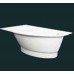 GELCO Tre levá rohová vana 150 x 100 litý mramor, bílá 150100650L