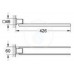 GROHE Allure držák na ručníky, chrom 40342000