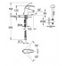 GROHE Eurosmart páková umyvadlová baterie Hygienica DN 15, chrom 23124000