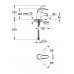 GROHE Eurosmart páková umyvadlová baterie DN 15, chrom 32467001