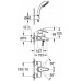 GROHE Eurostyle páková vanová baterie DN 15, chrom 33592001