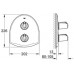 GROHE Chiara termostat s integrovaným přepínačem vana / sprcha 19413000G