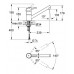 GROHE Concetto páková dřezová baterie, DN 15, Supersteel 32659DC1