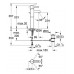 GROHE Essence páková umyvadlová baterie, DN 15, chrom 32247000