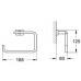 GROHE Essentials Cube držák na ručníky, chrom 405100000