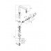 GROHE Eurocube páková dřezová baterie, DN 15, chrom 31255000