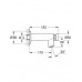 GROHE Euroeco Cosmopolitan T samouzávěrný nástěnný ventil, DN 15, chrom 36266000