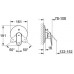 GROHE Europlus páková vanová baterie, chrom 19536002