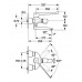 GROHE Grohtherm Ergomix termostatická lékařská baterie, DN15, chrom 34020000