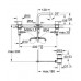 GROHE Lineare umyvadlová tříotvorová baterie, DN 15, chrom 20304000