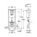 GROHE Rapid SL pro závěsné WC 38675001