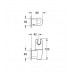 GROHE Movario nástěnný držák sprchy, chrom 28401000
