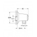 GROHE Movario nástěnné kolínko, DN 15, chrom 28405000