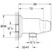 GROHE Movario nástěnné kolínko, DN 15 28406000G