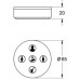 GROHE Ondus Pre-Set panel, velvet black - černá 45983KS0