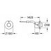 GROHE pneumatické ovládání, chrom 37060000