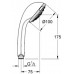 GROHE Relexa Massage ruční sprcha, DN 15, chrom 28795000
