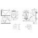 GROHE Uniset - Uniset pro závěsné WC, kompletní sada 38643SET-KS