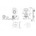 GROHE Uniset - Uniset pro závěsné WC, kompletní sada 38643SET-KV