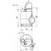 Grundfos UNILIFT KP 150 A1 ponorné kalové čerpadlo s plovákem 011H1600