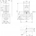 Grundfos In-Line čerpadlo TP 32-30/4 B 0,12kW 220mm 96401754