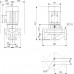 Grundfos In-Line čerpadlo TP 32-180/2 B 0,55kW 280mm 96463710