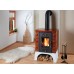 HAAS+SOHN kachlová kamna Empoli černá, kachle karamel 0332215240000