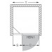 ROLTECHNIK Sprchové dveře HBN1/1100 brillant premium/transparent 287-1100000-06-02