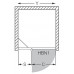 ROLTECHNIK Sprchové dveře HBN1/900 brillant premium/transparent 287-9000000-06-02