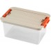 HEIDRUN Box CLIP, víko Rattan, 34 x 52 x 36,5 cm, 45 l, 4607