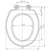 AQUALINE HELENA WC sedátko, bílá, 3550