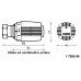 HERZ Termostatická hlavice "D" 7260 design s objímkou/západkou 1726099