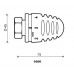 HERZ Termostatická hlavice 9200 „MINI-turbo“ se závitem M 28 x 1,5 1920013