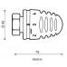 HERZ Termostatická hlavice 9200 „MINI klasic-H“ závit M 30 x 1,5 1920038