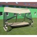 Zahradní houpačka HAMMOCK 207x142x205cm, béžová 97/19-5