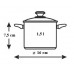 BERGNER Hrnec nerez 16 x 7,5 cm, 1,5 L, Gourmet BG-6557
