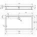 IDEAL Standard ULTRA Flat obdélníková sprchová vanička 170x70 cm K193801