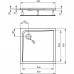 IDEAL Standard ULTRA Flat čtvercová sprchová vanička 80x80 cm, Ideal Grip K5172YK