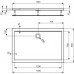 IDEAL Standard ULTRA Flat obdélníková sprchová vanička 140x90 cm, Ideal Grip K5186YK