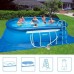 INTEX OVAL FRAME POOL 5,49 x 3,05 x 1,07 m s katrušovou filtrační pumpou ( 12 V ) 26192GN