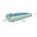 INTEX ULTRA FRAME RECTANGULAR POOL 9,75 x 4,88 x 1,32 m, 26372GN