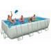 INTEX Bazén Frame Pool Set Ultra Quadra 549 x 274 x 132 cm, filtrace a schůdky 128352GS