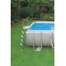 INTEX Bazén Frame Pool Set Ultra Quadra 732 x 366 x 132 cm, filtrace a schůdky 28366NP