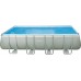 INTEX Bazén Frame Pool Set Ultra Quadra 549 x 274 x 132 cm, filtrace a schůdky 128352GS