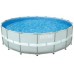 INTEX Bazén Frame Pool Set Ultra Rondo 549 x 132 cm, filtrace a schůdky 28336