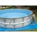 INTEX Bazén Frame Pool Set Ultra Rondo 488 x 122 cm, filtrace a schůdky 128322GS