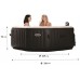 INTEX Pure Spa Bubble Massage Vířivka 216 x 71 cm s ohřevem, pro 6 osob 28408GN