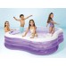 INTEX Beach Wave Swim Center Pool Bazén 229 x 229 x 56 cm fialový 57495NP