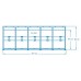 INTEX Metal Frame Pool Bazén 457 x 84 cm, 28228GN