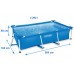 INTEX SMALL RECTANGULAR FRAME POOLS Bazén 260 x 160 x 65 cm 28271NP